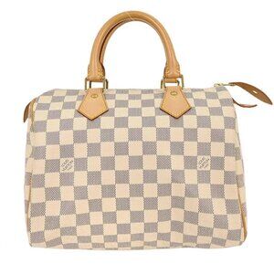 Louis Vuitton Damier Azur Speedy 25 Handbag N41534 MB0038 155258